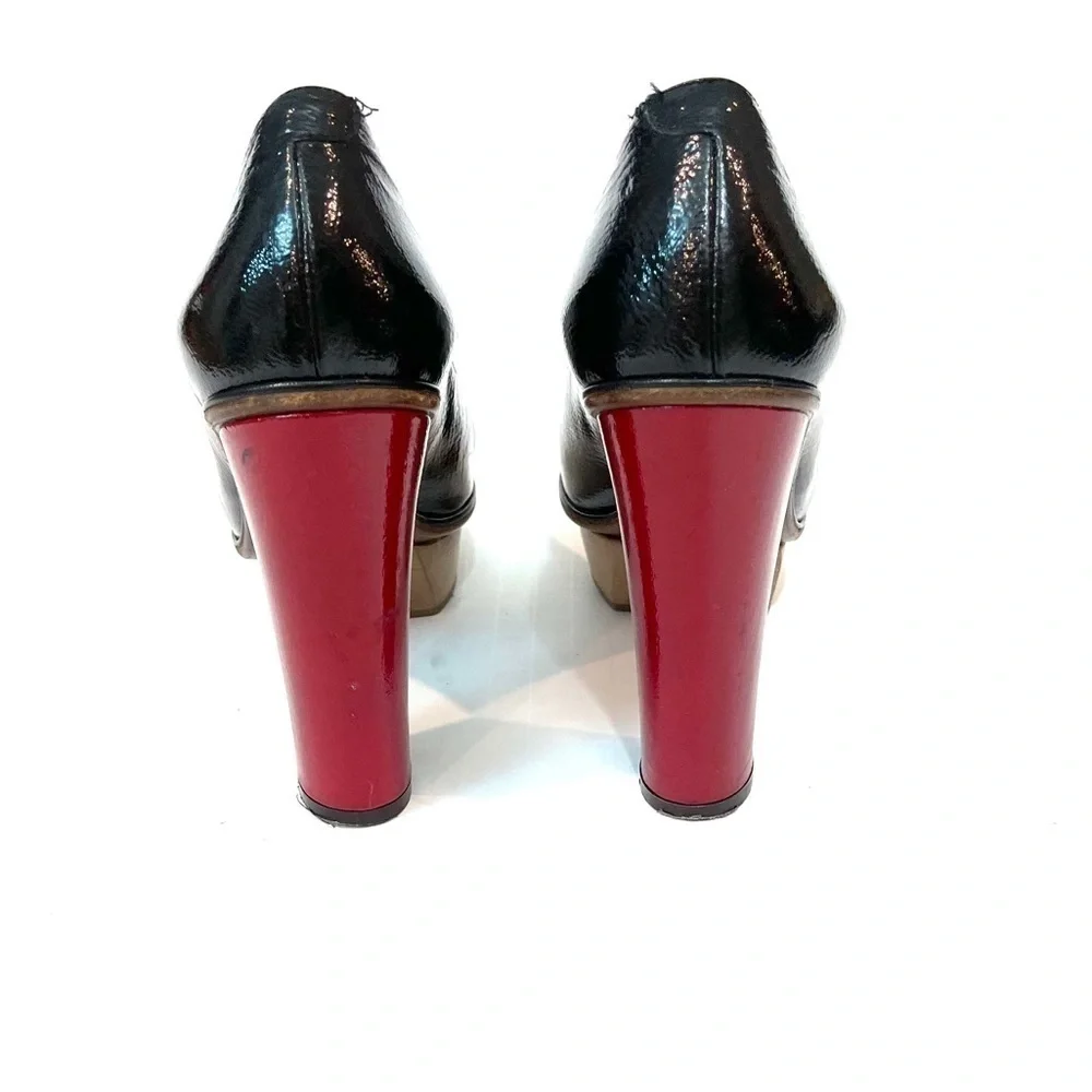 Marni platform patent pumps